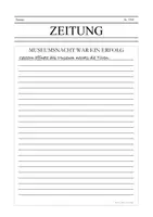 Vorschau - Arbeitsblätter - Präteritum Zeitungsartikel - DaZ/DaF B1 - Seite 1