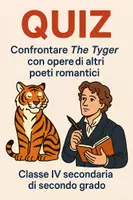 anteprima - Piani di lezione - Quiz: Confrontare “The Tyger” con opere di altri poeti romantici - Pagina di copertina