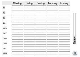 förhandsvisning - Veckans ord Enstaviga ord - sida 3