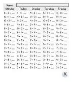 förhandsvisning - Addition 0-10 - sida 1