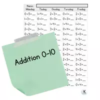 förhandsvisning - Addition 0-10 - försättsblad