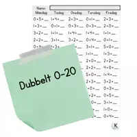 förhandsvisning - Dubbelt 0-20 - försättsblad