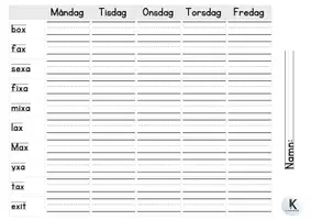 förhandsvisning - Veckans bokstav mtkdbfygjhväåöcquwxz - sida 2