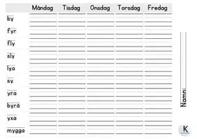 förhandsvisning - Veckans bokstav mtkdbfygjhväåöcquwxz - sida 3