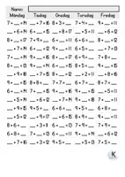 förhandsvisning - Tiotalsövergång 10 addition - sida 2