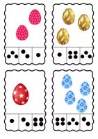 Aperçu - Jeux - Cartes à pinces de Pâques - Page 1