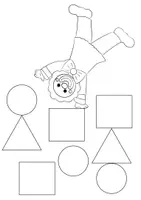 Aperçu - Cartes d'exercices - Replacer les formes du clown - Page de couverture