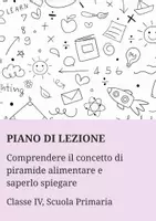 anteprima - Piani di lezione - Comprendere il concetto di piramide alimentare e saperlo spiegare - Pagina di copertina