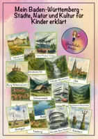Vorschau - Arbeitsblätter - Baden-Württemberg - Städte, Natur und Kultur - Deckblatt