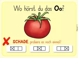 Vorschau - Stationenlernen - Buchstabeneinführung - wo hörst du das O? - interaktive PDF - Seite 3