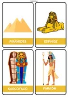 Vista previa - Juegos / Gamificación - FLASHCARDS EGIPTO - página 1