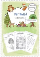 Vorschau - Arbeitsblätter - Der Wald - Selbstlernheft - Deckblatt