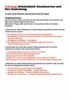 Vorschau - Arbeitsblätter - Arbeitsblätter für die Pflegetheorie - Gewebearten und ihre Bedeutung - Seite 3