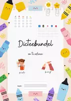 Voorbeeld - Dicteebundel in 4 niveaus met aandacht voor woordenschat - Pagina 1