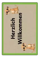 Vorschau - Mal- und Bastelvorlagen - Türschild Klassenzimmer Erdmännchen / Erdmännchenklasse - Seite 1