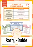 Vorschau - Poster - Sorry-Guide — Plakat für den Klassenraum - Deckblatt