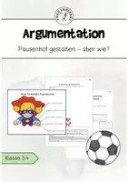 Vorschau - Arbeitsblätter - Argumentation zum Thema Pausenhof KL 3-4 - Deckblatt