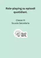 anteprima - Quiz - Role-playing su episodi quotidiani - Pagina di copertina