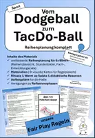 Vorschau - Stundenentwürfe - Vom Dodgeball zum TacDo-Ball (komplette Reihenplanung) - Deckblatt