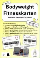 Vorschau - Stationenlernen - Bodyweight Fitnesskarten für den Sportunterricht - Deckblatt
