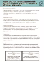 Vorschau - Arbeitsblätter - „Wenn Welten aufeinandertreffen“ – Interkulturelle Kontakte zwischen Römern & Germanen - Deckblatt