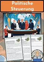 Vorschau - Arbeitsblätter - Demographischer Wandel und Urbanisierung - politische Steuerung und globale Verantwortung - Arbeitsblätter Erdkunde Klasse 9/10 - Deckblatt
