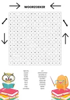 Voorbeeld - Back to school woordzoekers - Pagina 3