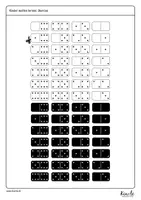 Vorschau - Arbeitsblätter - Domino Rätsel – Ein Rätsel mit klassischen Dominosteinen - Seite 1