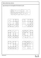 Vorschau - Arbeitsblätter - Domino Rätsel – Ein Rätsel mit klassischen Dominosteinen - Seite 2