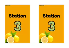 Vorschau - Bildkarten - Zitrone | Schilder | Stationen - Seite 3