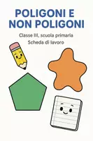 anteprima - Esercizi - Poligoni e non poligoni - Scheda di lavoro - Pagina di copertina