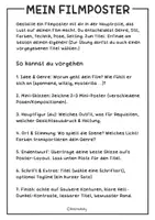 Vorschau - Mal- und Bastelvorlagen - Mein Film mit mir in der Hauptrolle - Kreatives Selbstporträt Kunstprojekt - Seite 2