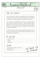 Vorschau - Arbeitsblätter - Kunstidee Schulstart - Steckbrief zum Kennenlernen im Kamerastil - Seite 1