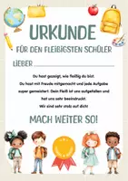 Vorschau - Anderer Materialtyp - Auszeichnung Schuljahresende / Ende Semester – Zeugnis, Zeugniszusatz, Das wahre Zeugnis, Lernstar-Urkunde für Kinder. Motivation 1. Klasse Grundschule - Seite 2