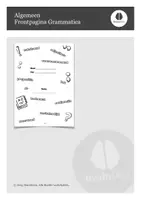 Vorschau - Arbeitsblätter - Frontpagina Grammatica - Deckblatt
