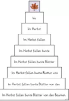 Vorschau - Arbeitsblätter - Leseflüssigkeit üben : Treppensätze / Lesetreppen (Herbst) - Seite 3