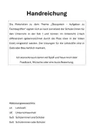 Vorschau - Arbeitsblätter - Ökosystem: Aufgaben zu Fachbegriffen - Seite 1