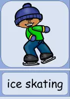Vorschau - Bildkarten - winter activities_picture and word cards - Seite 3