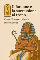 anteprima - Presentazioni / Lavagne - Il faraone e la successione al trono - Presentazione - Pagina di copertina