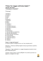 anteprima - Materiale per pittura e bricolage - Spettacolo sugli Egizi - Pagina 1