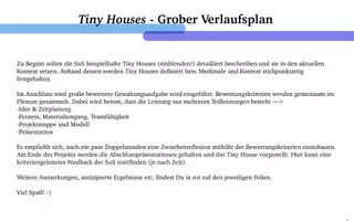 Vorschau - Unterrichtsreihen - Kunst, Tiny Houses, Architektur, Klasse 8-10 - Seite 1