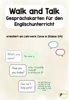Vorschau - Spiele - Walk and Talk Karten für den Englischunterricht - Deckblatt