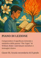 anteprima - Piani di lezione - Comprendere il significato letterale e simbolico della poesia: individuare metafore e immagini chiave - Pagina di copertina