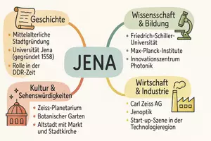 Vorschau - Arbeitsblätter - Arbeitsblätter zum Thema "Jena" (Lückentext, Hörverstehen) + Lösung & MP3 + Mindmap + Infografik - Seite 2