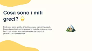 anteprima - Presentazioni / Lavagne - Il valore educativo dei miti greci - Presentazione - Pagina 2
