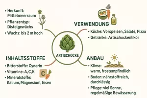 Vorschau - Arbeitsblätter - Arbeitsblätter zum Thema "Artischocke" + Lösung & MP3 + Mindmap + Infografik - Seite 2