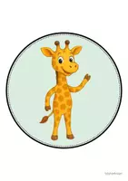 Vorschau - Mal- und Bastelvorlagen - Materialpaket - Dekoration für die Giraffenklasse - Seite 2