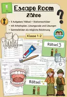 Vorschau - Arbeitsblätter - Escape Room - die Zähne (Klasse 1-2) - Deckblatt