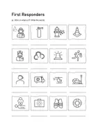 Vorschau - Arbeitsblätter - First Responders: Vocabulary File B1 (English) - Seite 1