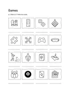 Vorschau - Arbeitsblätter - Games: Vocabulary File B1 (English) - Seite 1